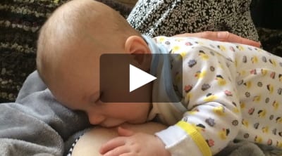 Baby prefers one breast
